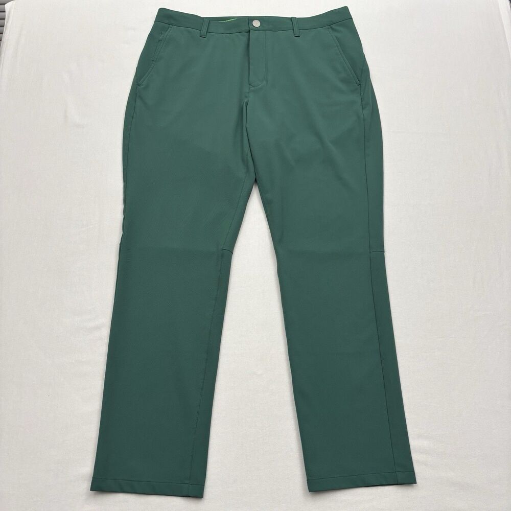 Bonobos Golf Men's Green Pants size 36/32 Slim Athletic Performance Lightweight